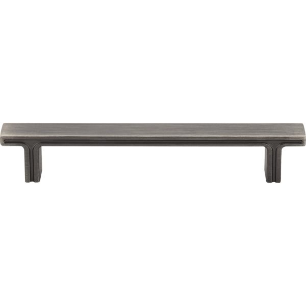 128 mm Center-to-Center Brushed Pewter Square Anwick Cabinet Pull - Image 3