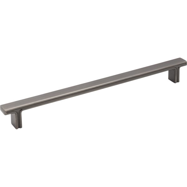 228 mm Center-to-Center Brushed Pewter Square Anwick Cabinet Pull