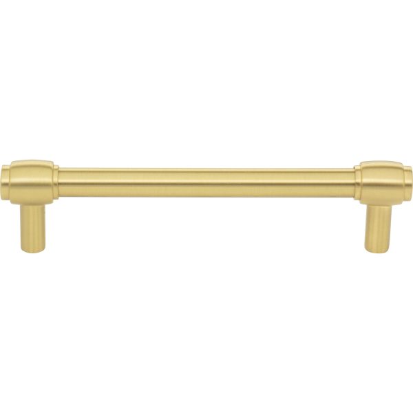 128 mm Center-to-Center Brushed Gold Hayworth Cabinet Bar Pull - Image 3