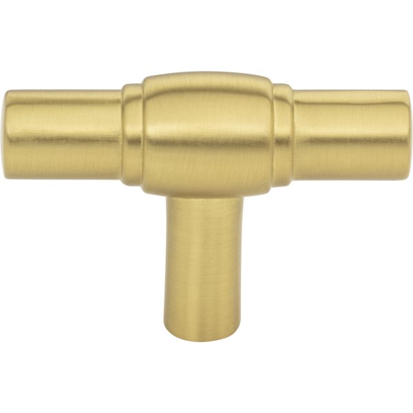 2" Brushed Gold Hayworth Cabinet "T" Knob - Image 3