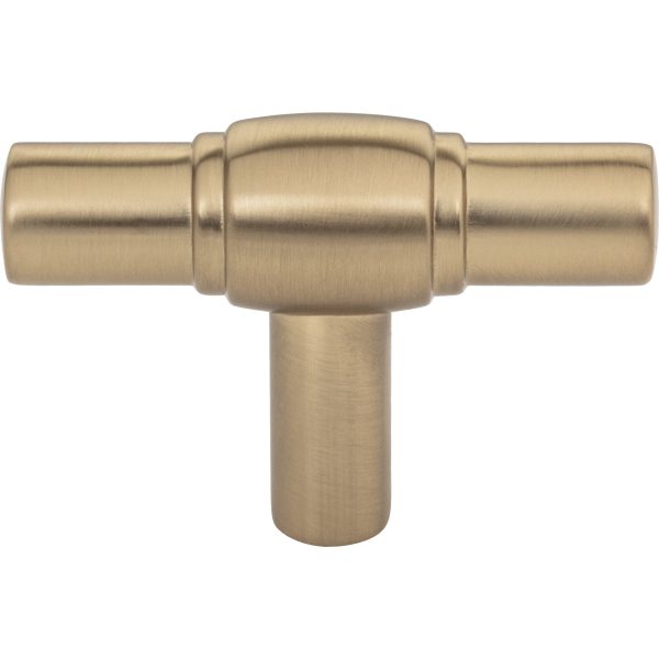 2" Satin Bronze Hayworth Cabinet "T" Knob - Image 3
