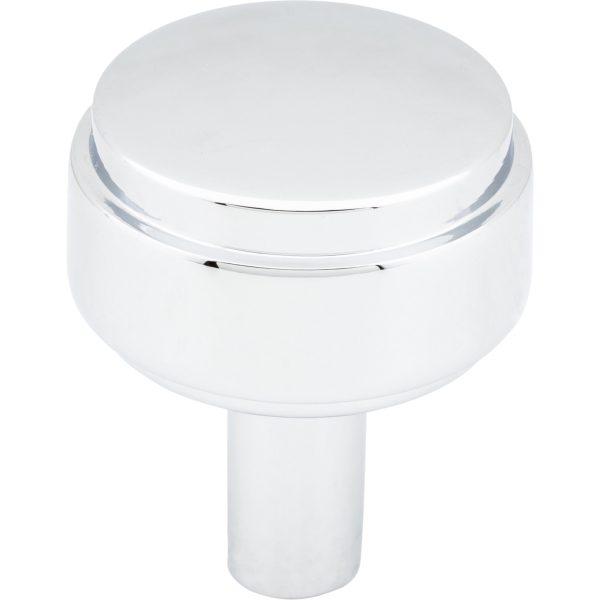 1-1/8" Diameter Polished Chrome Hayworth Cabinet Knob