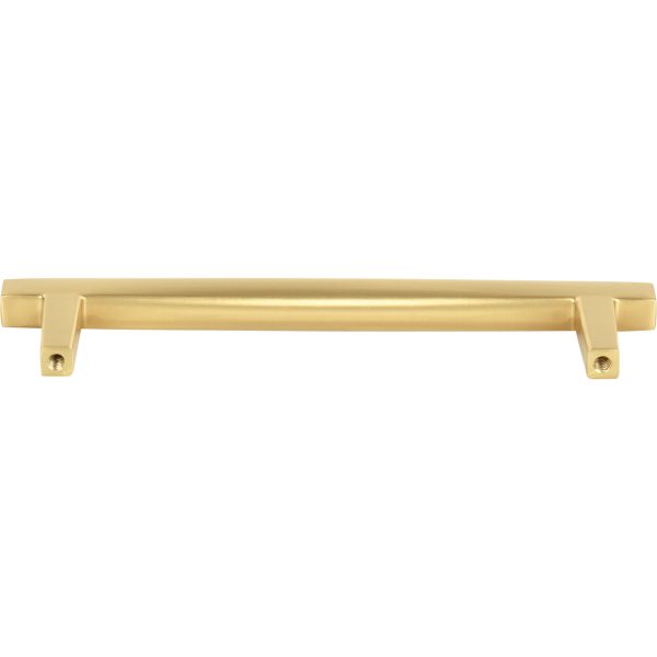 128 mm Center-to-Center Brushed Gold Center-to-Center Whitlock Cabinet Pull - Image 5