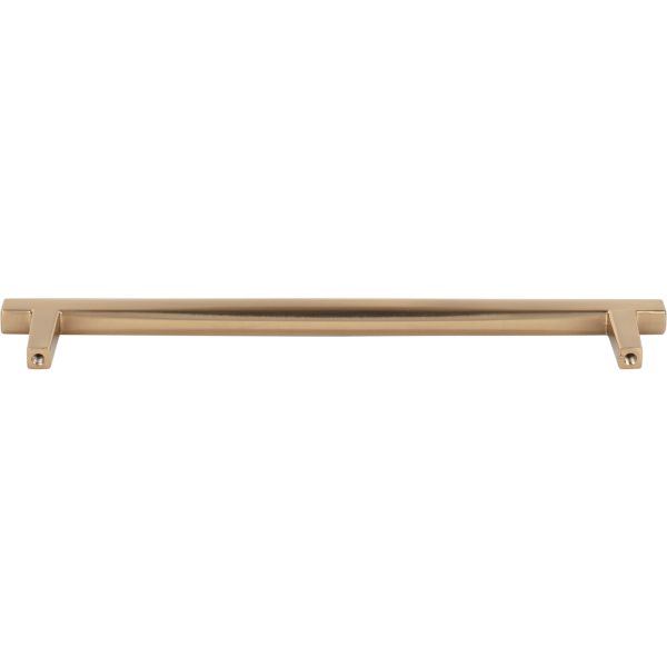 224 mm Center-to-Center Brushed Pewter Square Marlo Cabinet Pull - Image 5