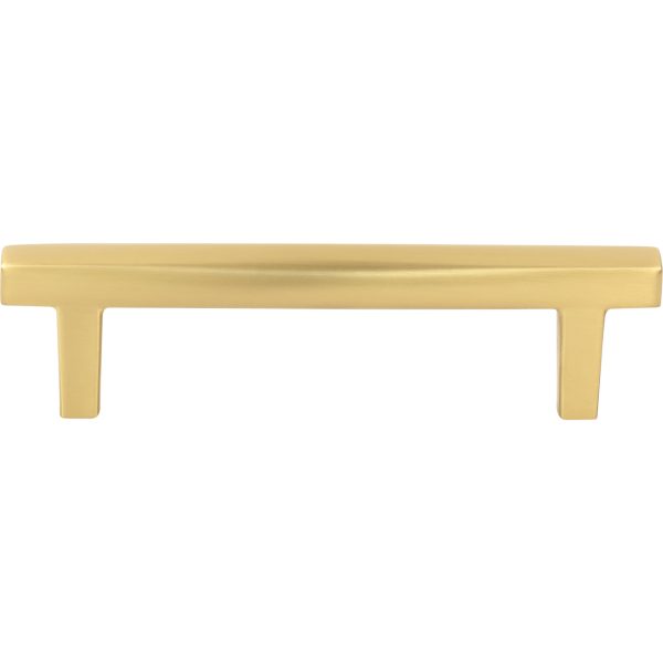 96 mm Center-to-Center Brushed Gold Center-to-Center Whitlock Cabinet Pull - Image 3