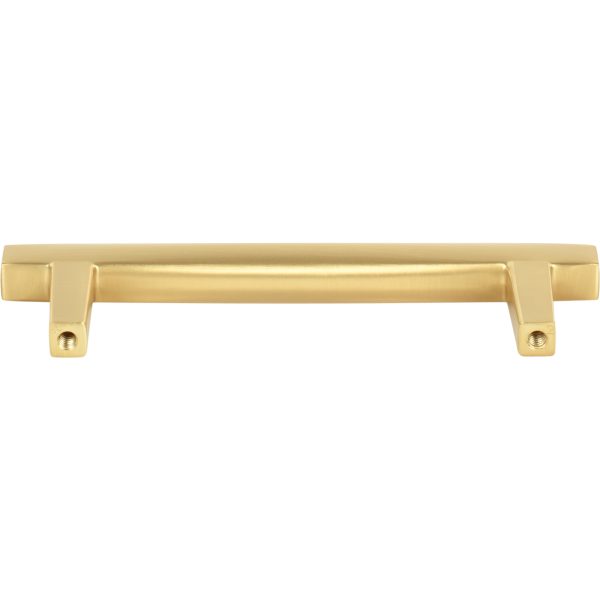 96 mm Center-to-Center Brushed Gold Center-to-Center Whitlock Cabinet Pull - Image 5