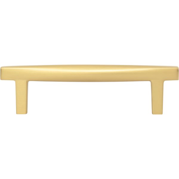 96 mm Center-to-Center Brushed Gold Center-to-Center Whitlock Cabinet Pull - Image 6
