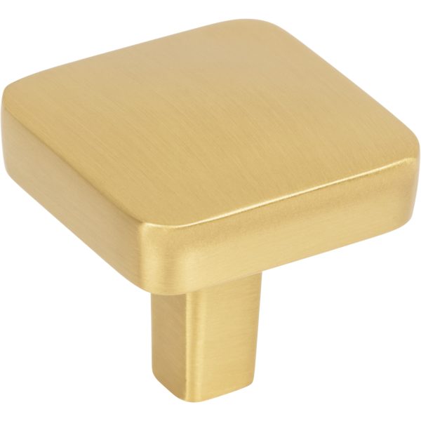 1-1/4" Overall Length Brushed Gold Whitlock Cabinet Knob