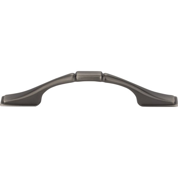 3" Center-to-Center Brushed Pewter Square Hammond Cabinet Pull - Image 3
