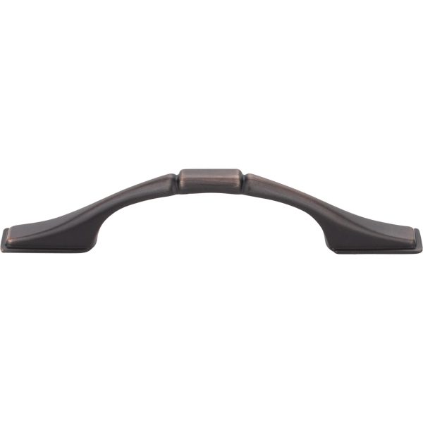 3" Center-to-Center Brushed Oil Rubbed Bronze Square Hammond Cabinet Pull - Image 3
