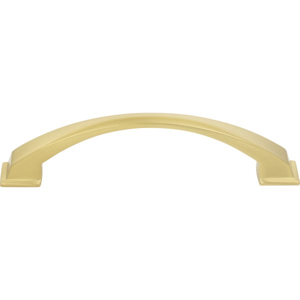 128 mm Center-to-Center Brushed Gold Arched Roman Cabinet Pull - Image 3