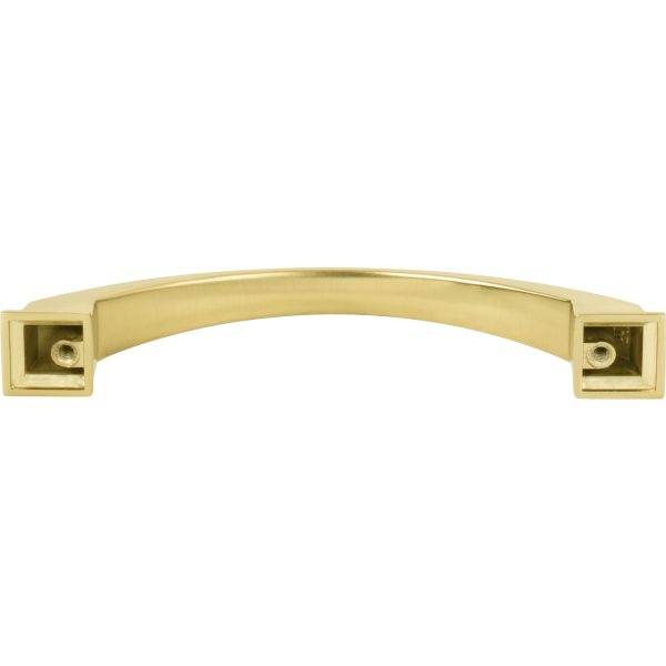 128 mm Center-to-Center Brushed Gold Arched Roman Cabinet Pull - Image 5