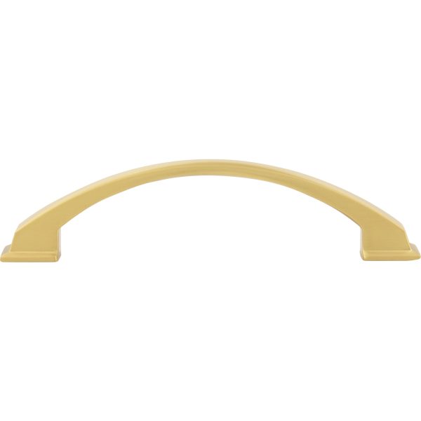 128 mm Center-to-Center Brushed Gold Arched Roman Cabinet Pull - Image 6