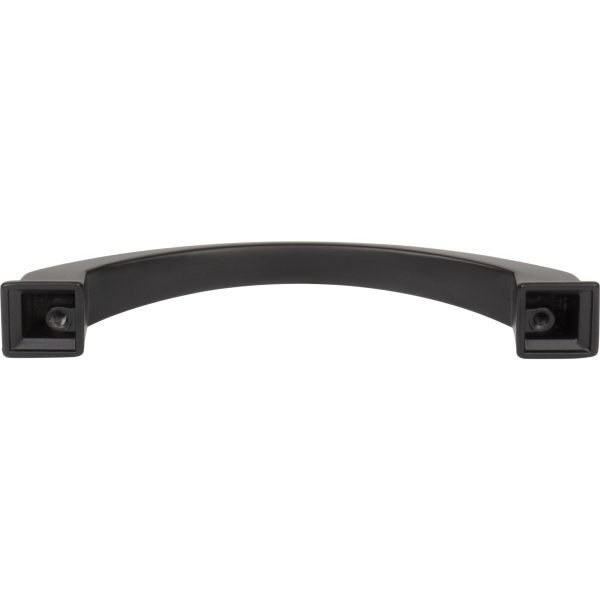 128 mm Center-to-Center Matte Black Arched Roman Cabinet Pull - Image 5