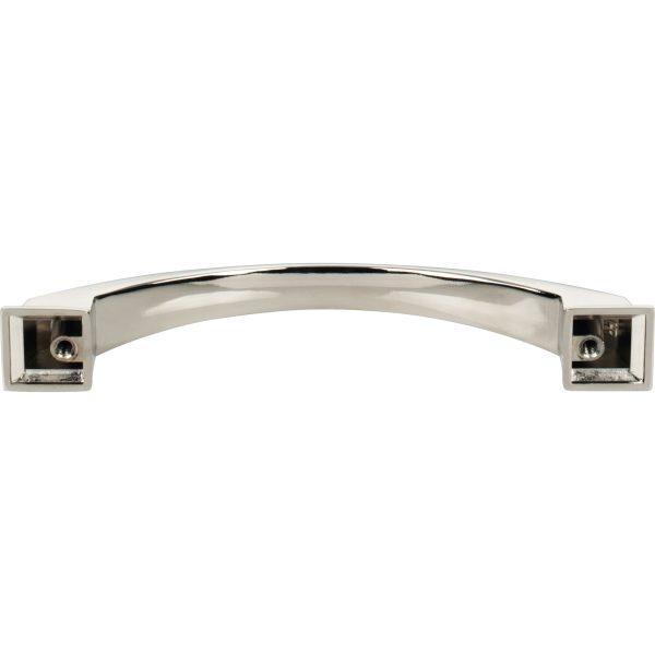 128 mm Center-to-Center Polished Nickel Arched Roman Cabinet Pull - Image 5