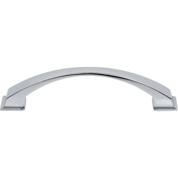 128 mm Center-to-Center Polished Chrome Arched Roman Cabinet Pull - Image 3