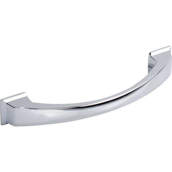 128 mm Center-to-Center Polished Chrome Arched Roman Cabinet Pull - Image 4