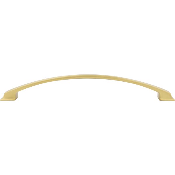 12" Center-to-Center Brushed Gold Arched Roman Appliance Handle - Image 6