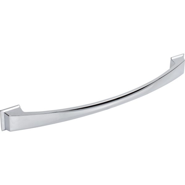 12" Center-to-Center Polished Chrome Arched Roman Appliance Handle - Image 4