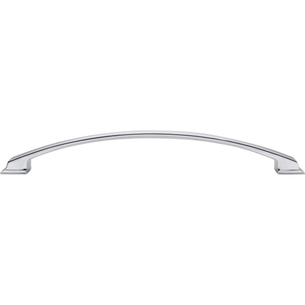 12" Center-to-Center Polished Chrome Arched Roman Appliance Handle - Image 6