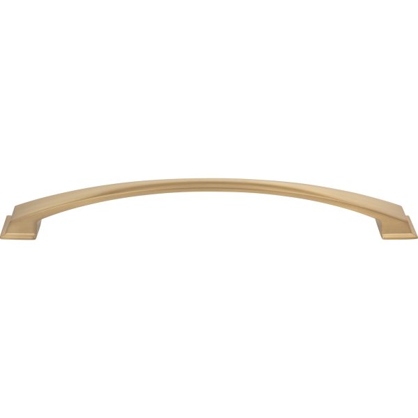 12" Center-to-Center Satin Bronze Arched Roman Appliance Handle - Image 3