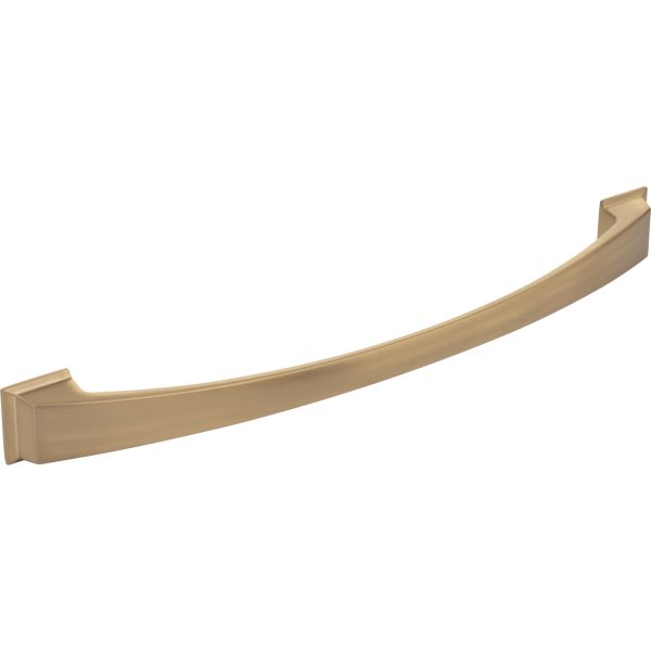 12" Center-to-Center Satin Bronze Arched Roman Appliance Handle - Image 4
