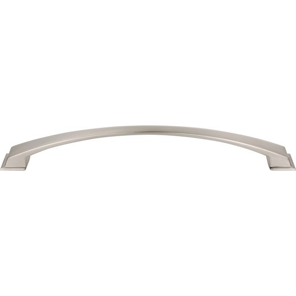 12" Center-to-Center Satin Nickel Arched Roman Appliance Handle - Image 3