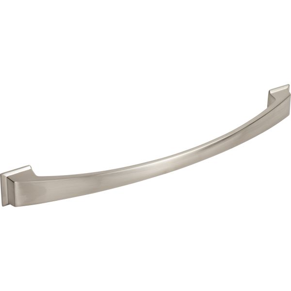 12" Center-to-Center Satin Nickel Arched Roman Appliance Handle - Image 4