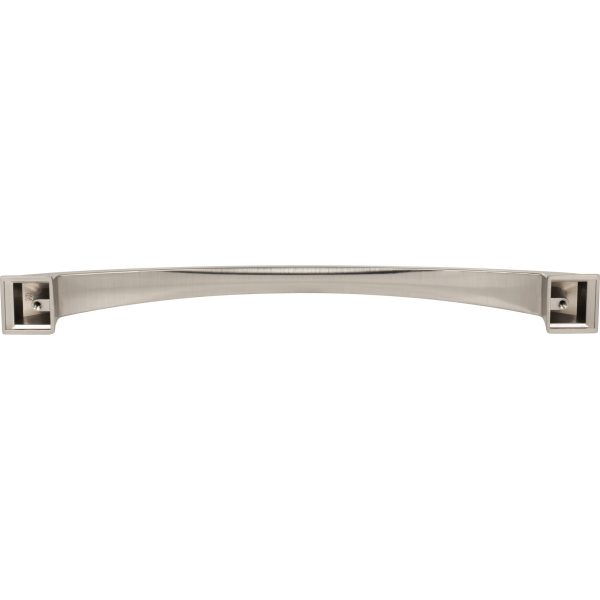 12" Center-to-Center Satin Nickel Arched Roman Appliance Handle - Image 5