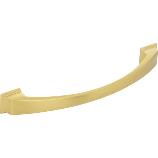 160 mm Center-to-Center Brushed Gold Arched Roman Cabinet Pull - Image 4