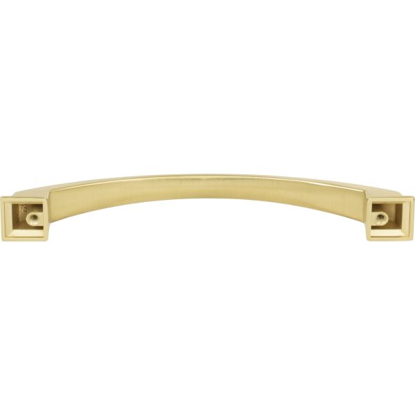 160 mm Center-to-Center Brushed Gold Arched Roman Cabinet Pull - Image 5