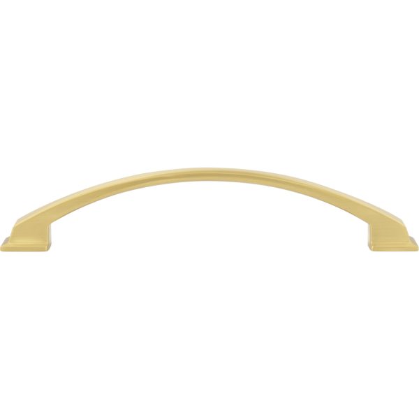 160 mm Center-to-Center Brushed Gold Arched Roman Cabinet Pull - Image 6