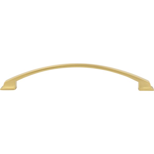 192 mm Center-to-Center Brushed Gold Arched Roman Cabinet Pull - Image 6