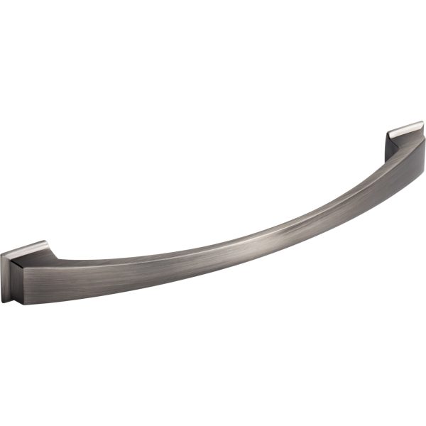 192 mm Center-to-Center Brushed Pewter Arched Roman Cabinet Pull - Image 4