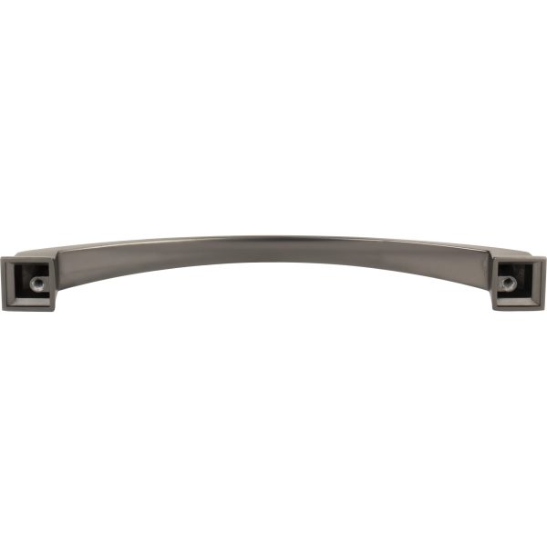 192 mm Center-to-Center Brushed Pewter Arched Roman Cabinet Pull - Image 5