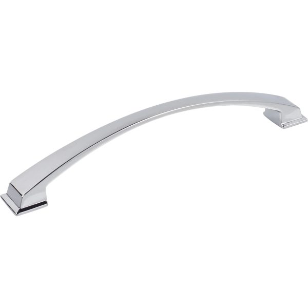 192 mm Center-to-Center Polished Chrome Arched Roman Cabinet Pull