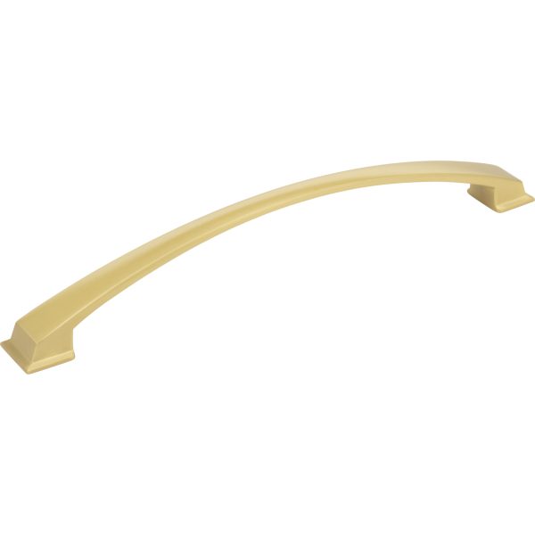 224 mm Center-to-Center Brushed Gold Arched Roman Cabinet Pull