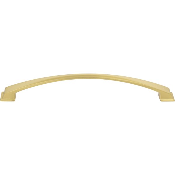 224 mm Center-to-Center Brushed Gold Arched Roman Cabinet Pull - Image 3