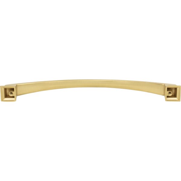 224 mm Center-to-Center Brushed Gold Arched Roman Cabinet Pull - Image 5