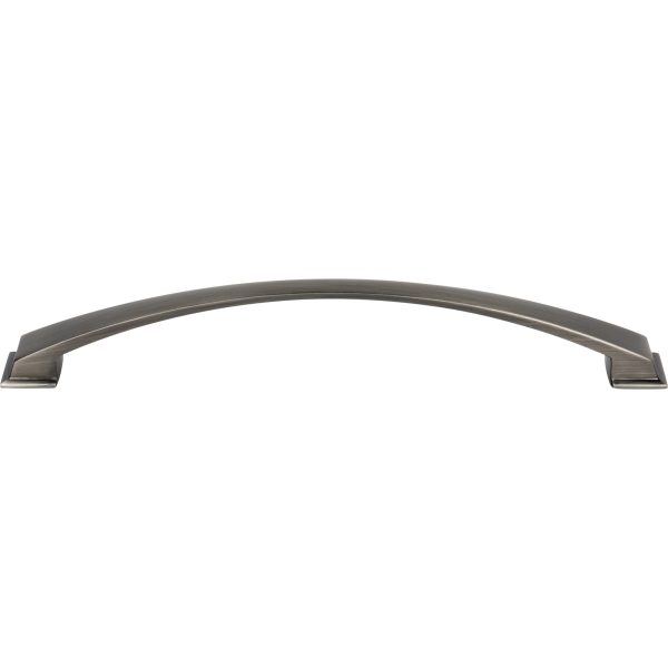 224 mm Center-to-Center Brushed Pewter Arched Roman Cabinet Pull - Image 3