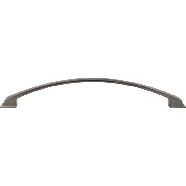 224 mm Center-to-Center Brushed Pewter Arched Roman Cabinet Pull - Image 6