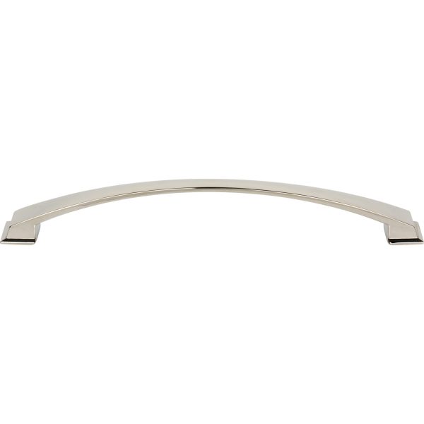 224 mm Center-to-Center Polished Nickel Arched Roman Cabinet Pull - Image 3