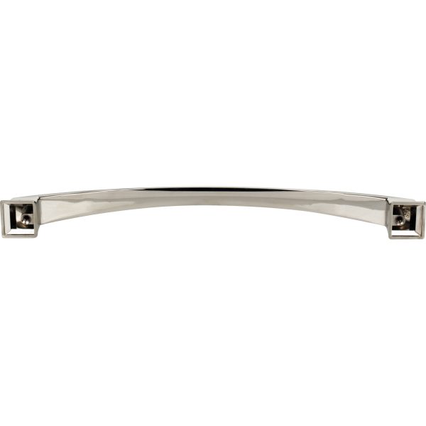 224 mm Center-to-Center Polished Nickel Arched Roman Cabinet Pull - Image 5