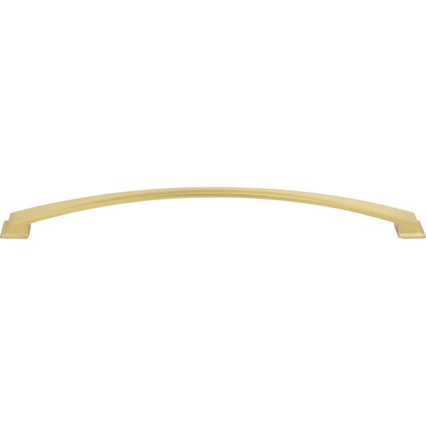 305 mm Center-to-Center Brushed Gold Arched Roman Cabinet Pull - Image 3