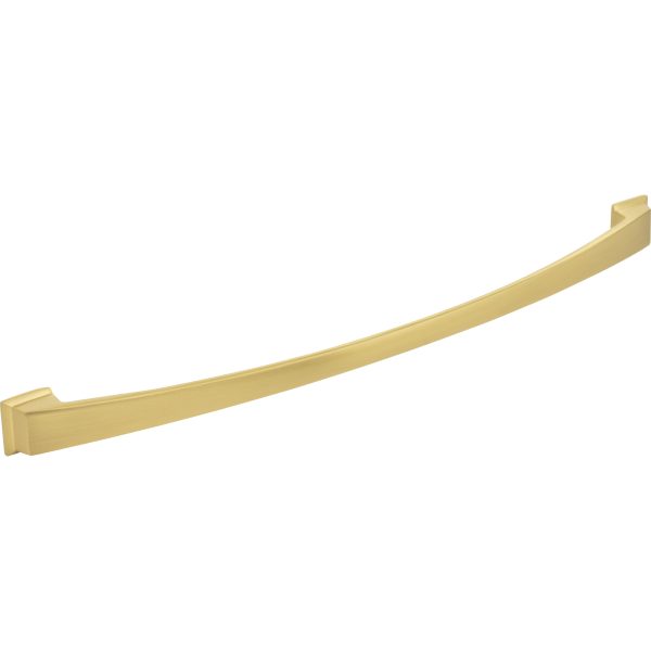 305 mm Center-to-Center Brushed Gold Arched Roman Cabinet Pull - Image 4