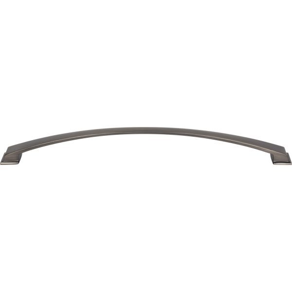 305 mm Center-to-Center Brushed Pewter Arched Roman Cabinet Pull - Image 3