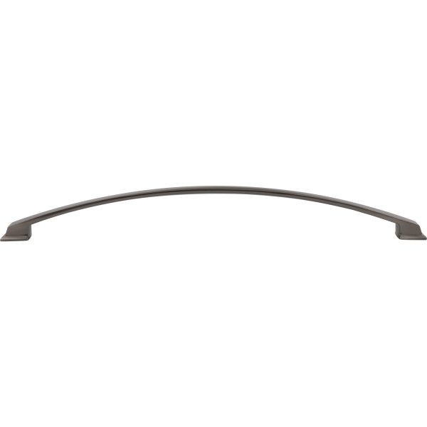 305 mm Center-to-Center Brushed Pewter Arched Roman Cabinet Pull - Image 6