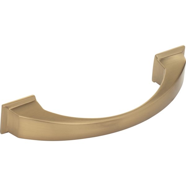 96 mm Center-to-Center Satin Bronze Arched Roman Cabinet Pull - Image 4