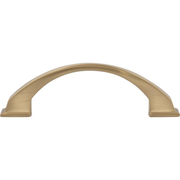96 mm Center-to-Center Satin Bronze Arched Roman Cabinet Pull - Image 6