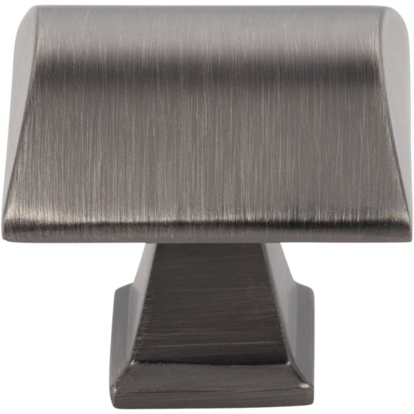 1-1/4" Overall Length  Brushed Pewter Roman Cabinet Knob - Image 3